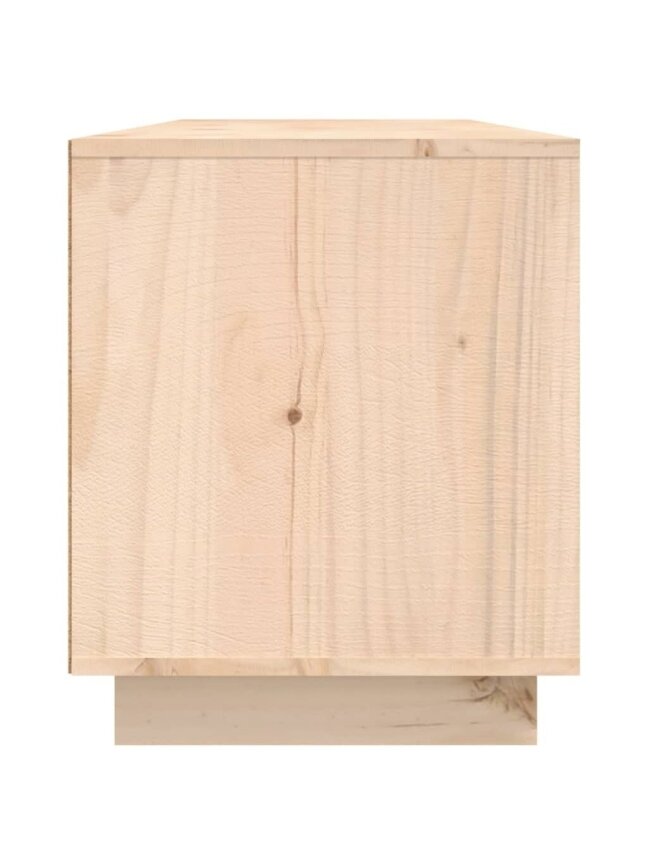Szafka RTV, 156x37x45 cm, lite drewno sosnowe 7