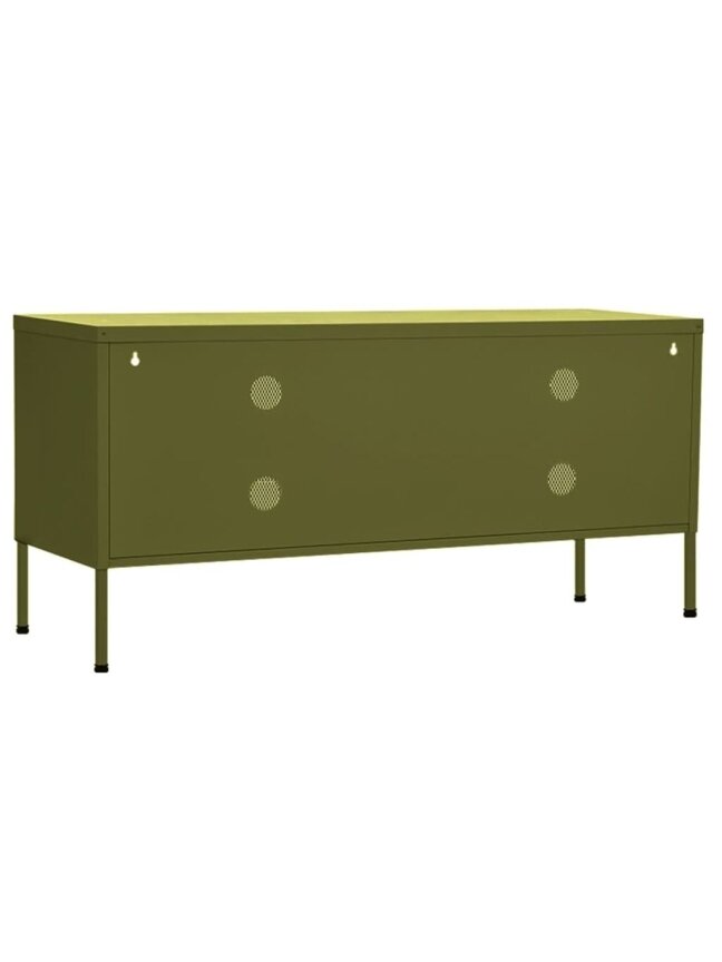 TV kapp, oliivroheline, 105x35x50 cm, teras 4