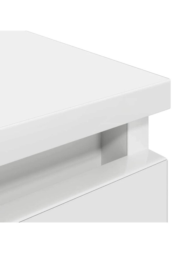 TV cabinet, white, 100 × 35 × 54 cm, processed wood 8 TV cabinet, white, 100 × 35 × 54 cm, processed wood 8