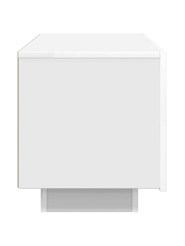 TV kapp, valge, 100x35x40 cm, puit 3