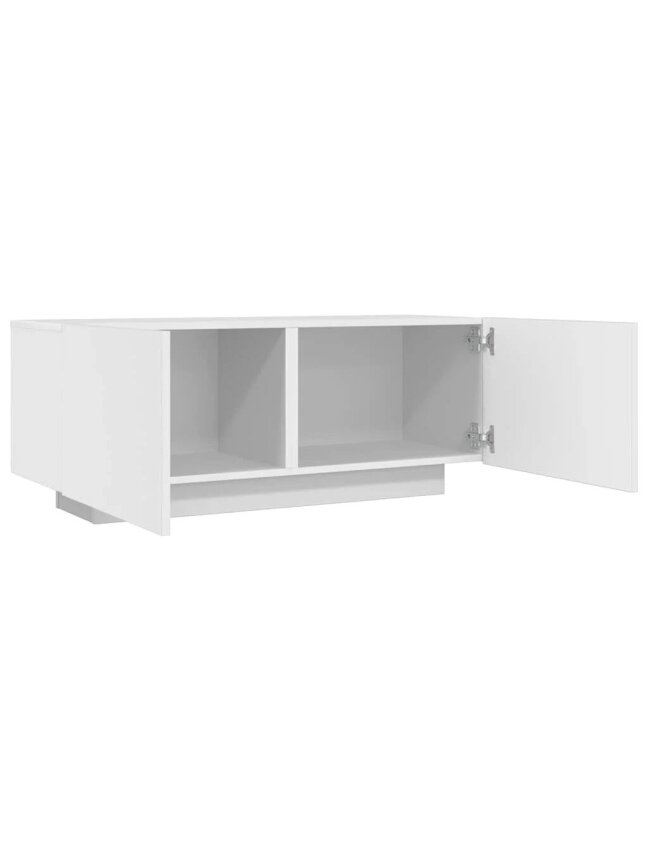 TV kapp, valge, 100x35x40 cm, puit 5