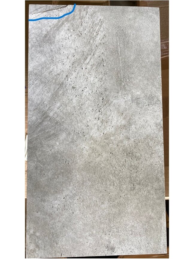Televizoriaus spintelė su LED, betono pilka, 140x36,5x40cm 8