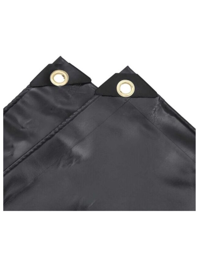 Tarpaulin, anthracite color, 2.5 × 4.5 m, 650 g/m² 5