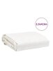 Tarpaulin, white color, 2.5 × 4.5 m, 650 g/m²
