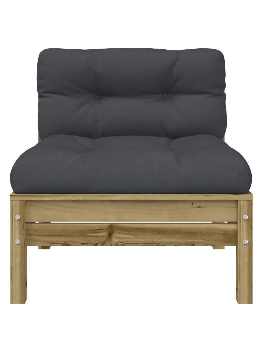 Three-seater garden sofa with cushions and footrest 8 Three-seater garden sofa with cushions and footrest 8