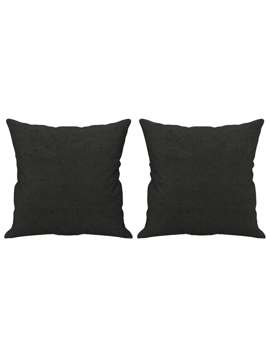 Three-seater sofa with cushions, black, 180 cm, fabric 4 Three-seater sofa with cushions, black, 180 cm, fabric 4