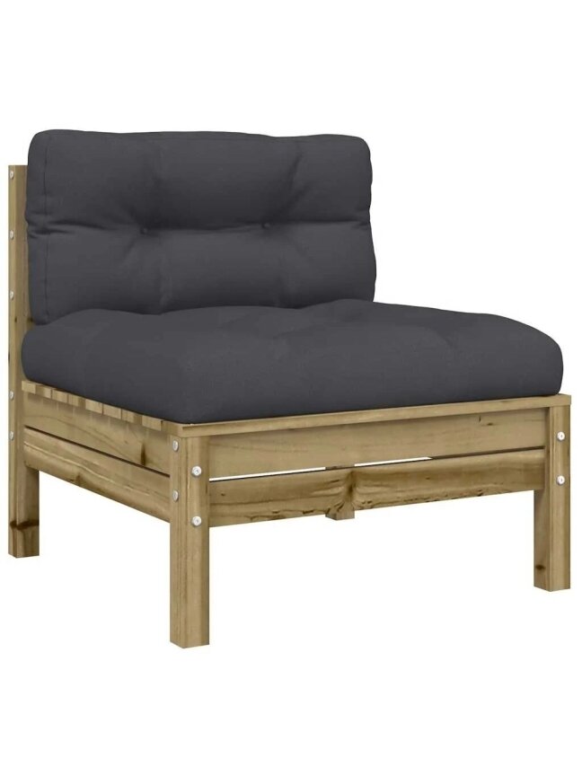 Three-seater garden sofa with cushions and footrest 7 Three-seater garden sofa with cushions and footrest 7