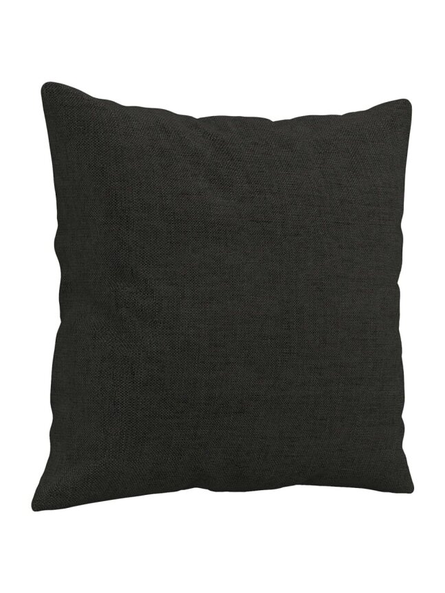 Three-seater sofa with cushions, black, 180 cm, fabric 5 Three-seater sofa with cushions, black, 180 cm, fabric 5