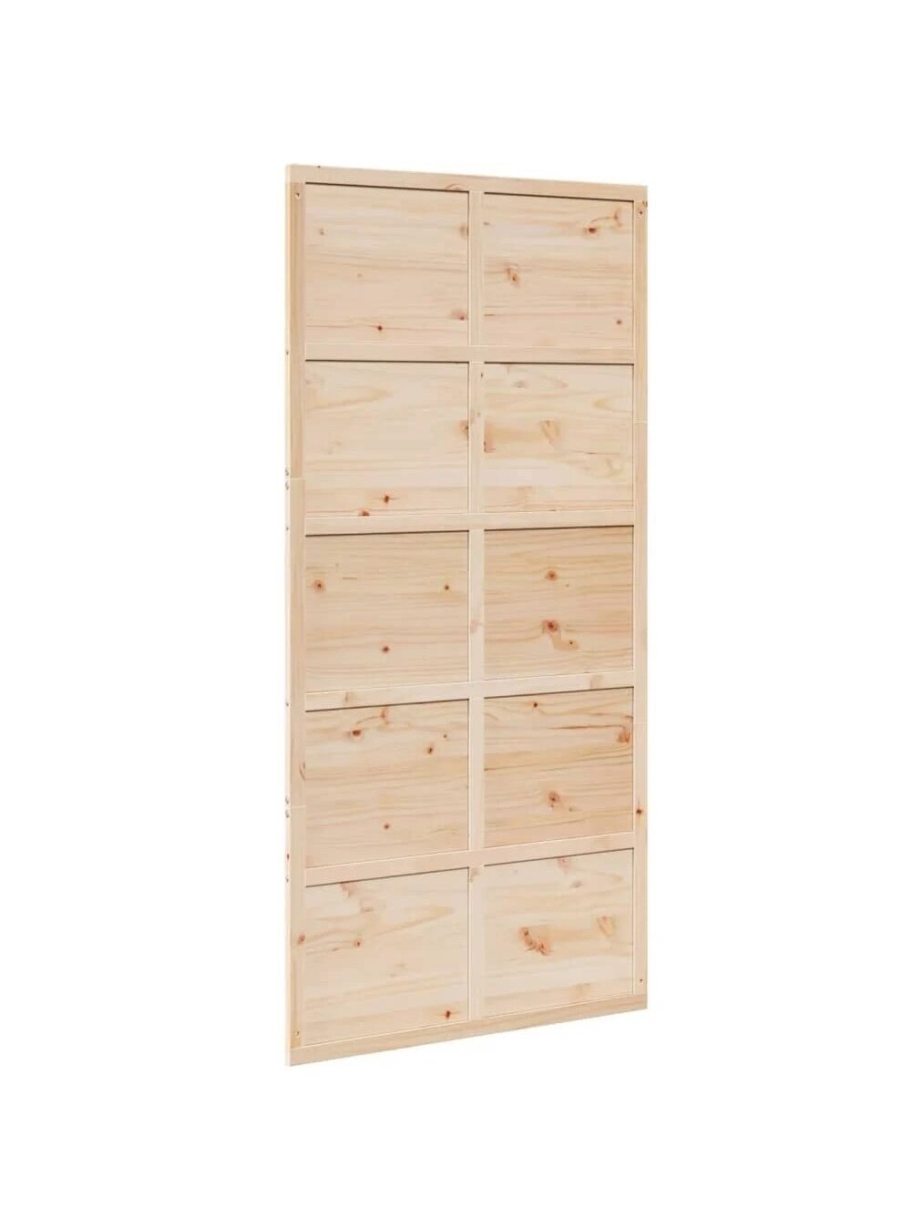Barn-Style Door, 100x208 cm, Solid Pine Wood 5