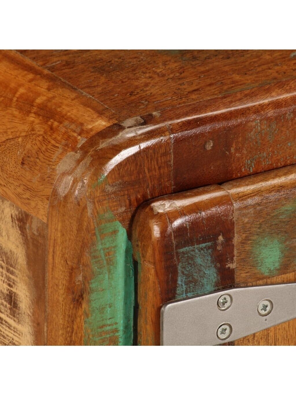 TV spintelė, 120x30x37cm, perdirbtos medienos masyvas 5