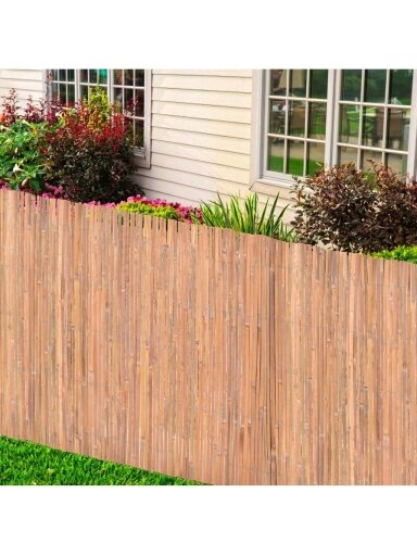 Fence, 100 × 600 cm, Bamboo