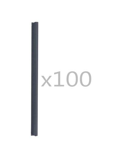 Piirdepaelte hoidjad, 100 tk, antratsiit, PVC