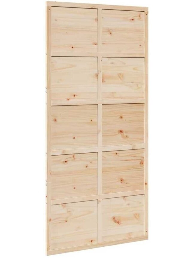 Barn door, 100 × 208 cm, solid pine wood 3