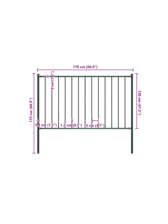 Aiapaneel Woerden postidega, teras, 1,7 x 1,25 m, antratsiithall 3