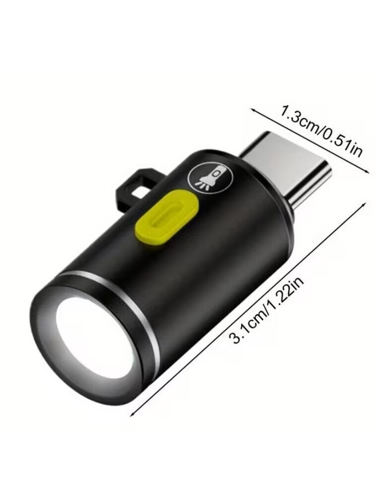 Type-C kaasaskantav tasku LED-taskulamp – eriti ere käeshoitav lamp 2