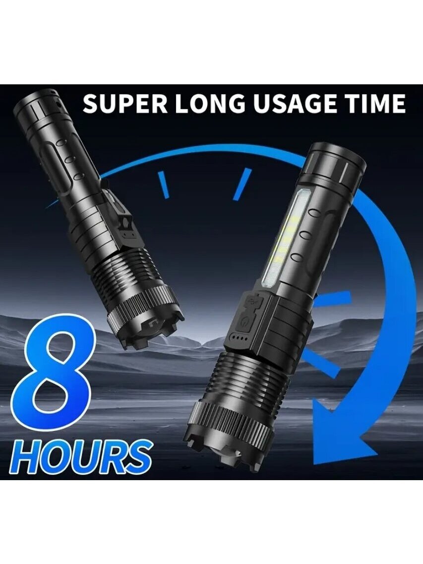 USB-C įkraunamas LED prožektorius / žibintuvėlis