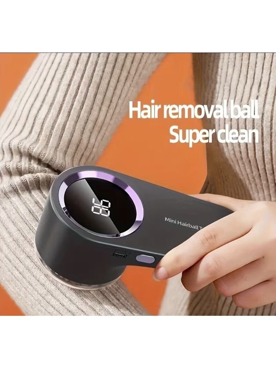 USB rechargeable fabric lint remover with digital display and long-lasting battery 4