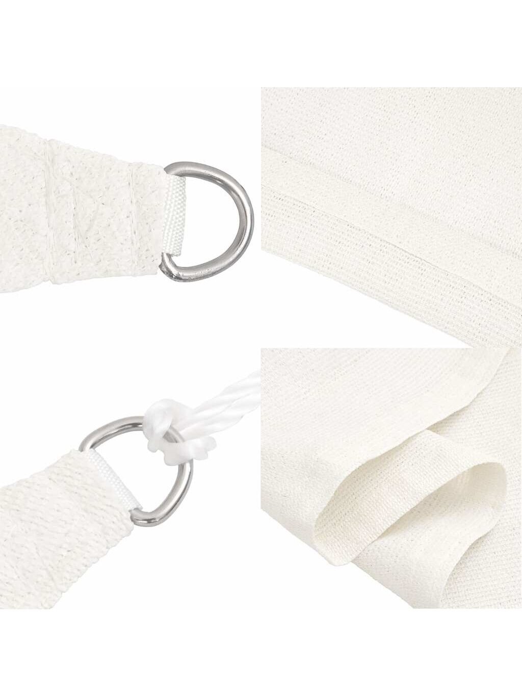 Uždanga nuo saulės, baltos spalvos, 2x3,5 m, HDPE, 160 g/m² 5