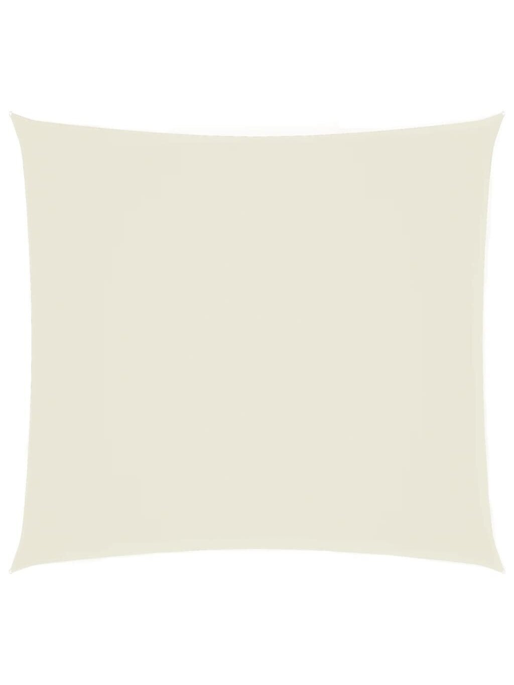 Sun Shade Sail, Cream, 7 × 7 m, Oxford Fabric, Square