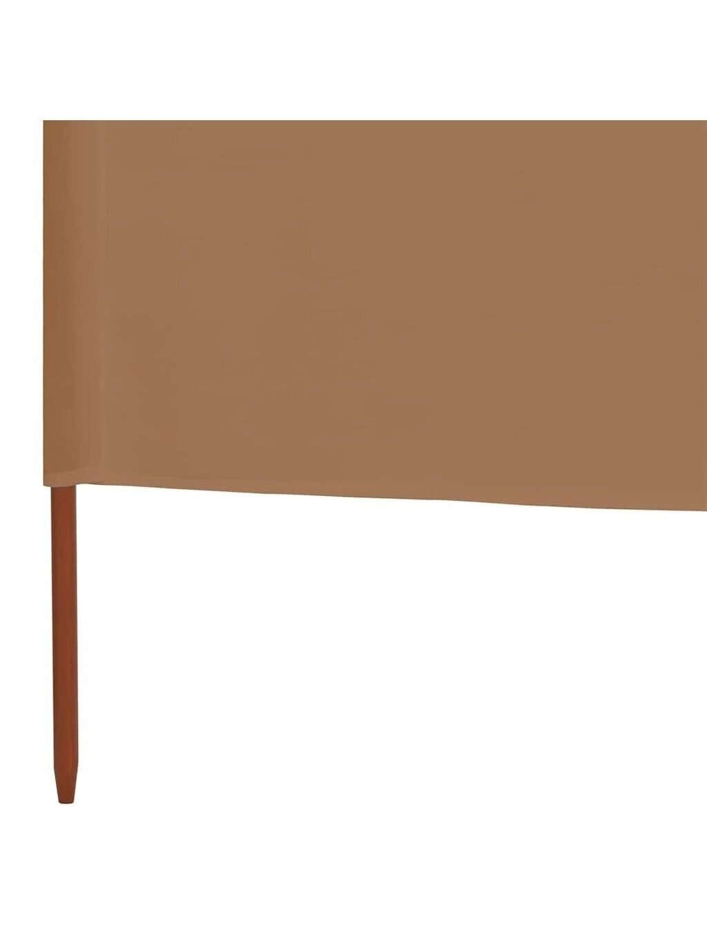 Uždanga nuo vėjo, 5 plokštės, taupe spalvos, 600x160cm, audinys 3
