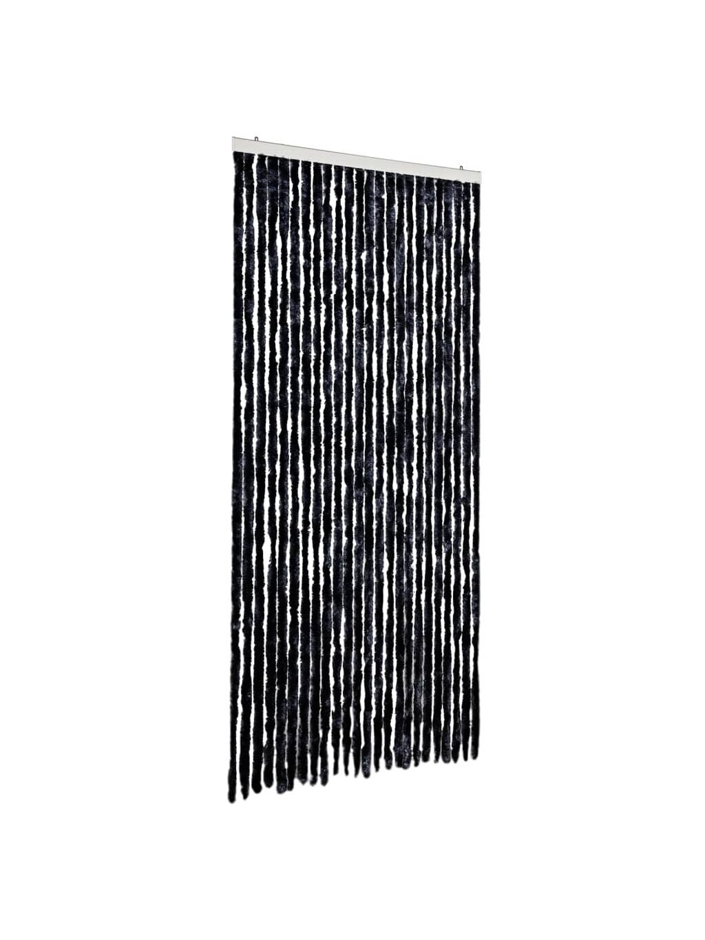 Insect screen curtain, anthracite color, 100×220 cm, chenille 1
