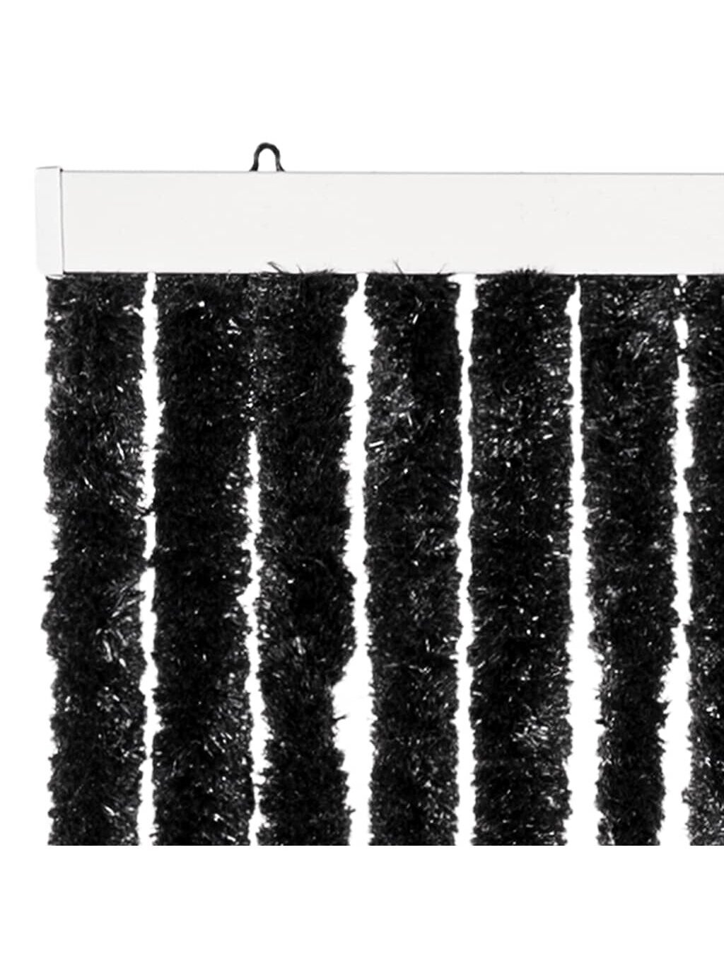 Insect screen curtain, anthracite color, 100×220 cm, chenille 3