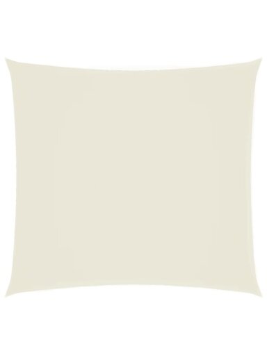 Uždanga nuo saulės, kreminė, 7x7m, oksfordo audinys, kvadratinė Uždanga nuo saulės, kreminė, 7x7m, oksfordo audinys, kvadratinė