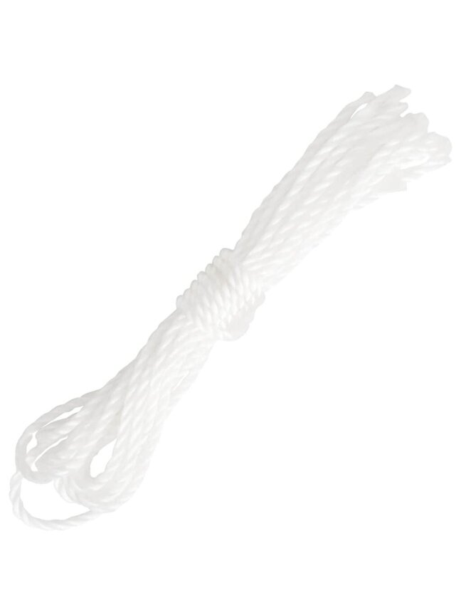Uždanga nuo saulės, baltos spalvos, 2x3,5 m, HDPE, 160 g/m² 7