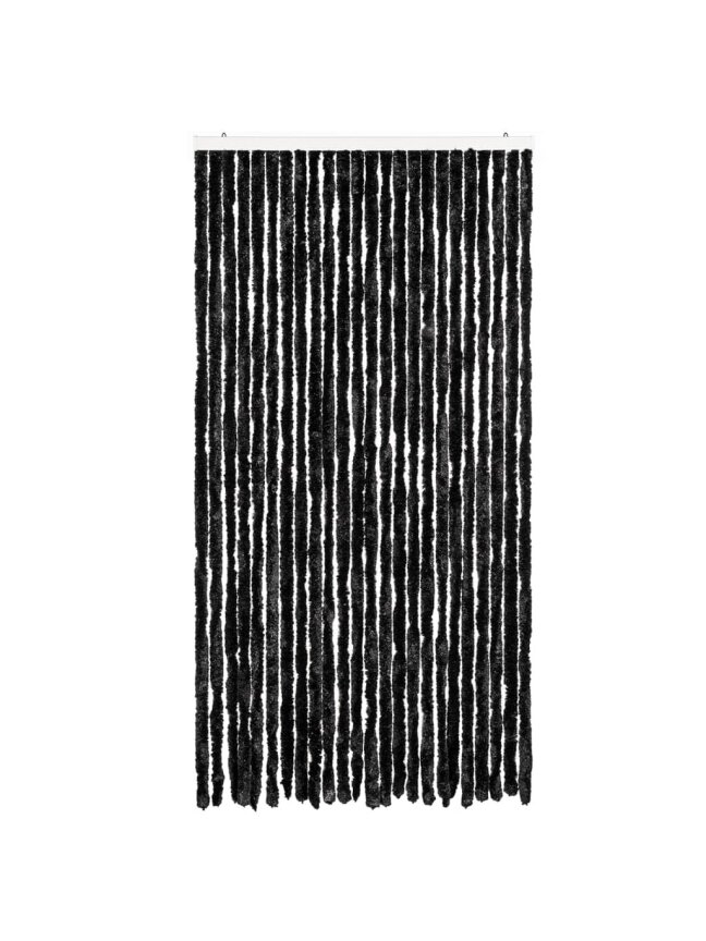 Insect screen curtain, anthracite color, 100×220 cm, chenille 2