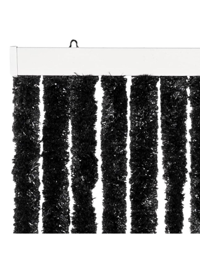 Insect screen curtain, anthracite color, 100×220 cm, chenille 3