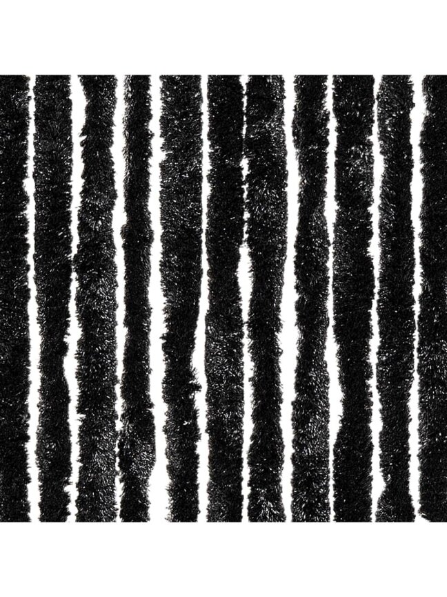Insect screen curtain, anthracite color, 100×220 cm, chenille 5
