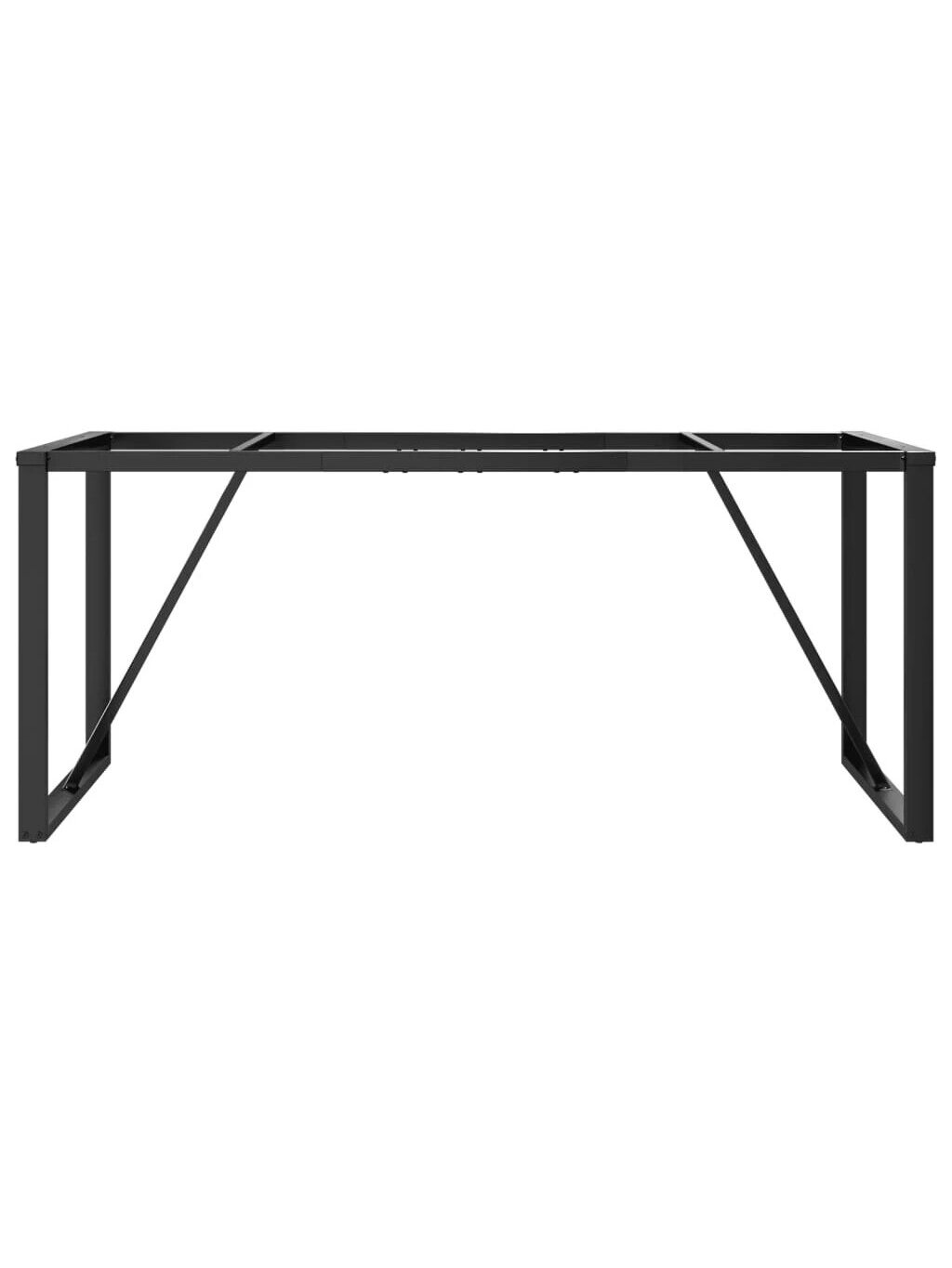 Dining table legs, 180 x 80 x 73 cm, Steel, O-shaped frame 2 Dining table legs, 180 x 80 x 73 cm, Steel, O-shaped frame 2