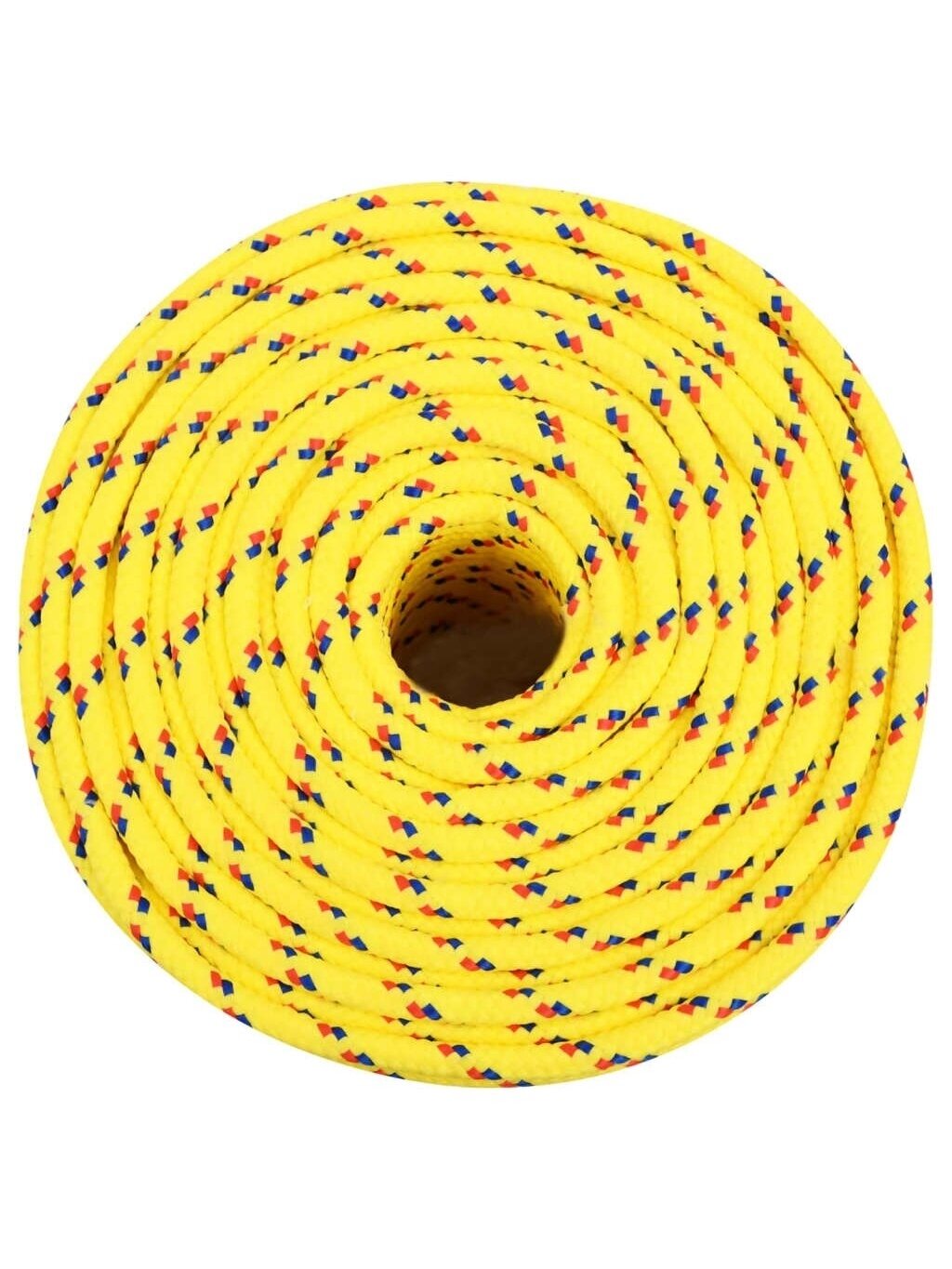 Boat rope, yellow, 6 mm, 25 m, polypropylene 2
