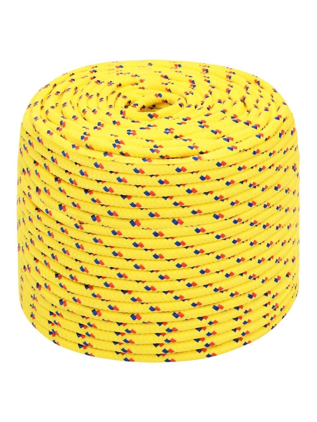 Boat rope, yellow, 6 mm, 25 m, polypropylene 1