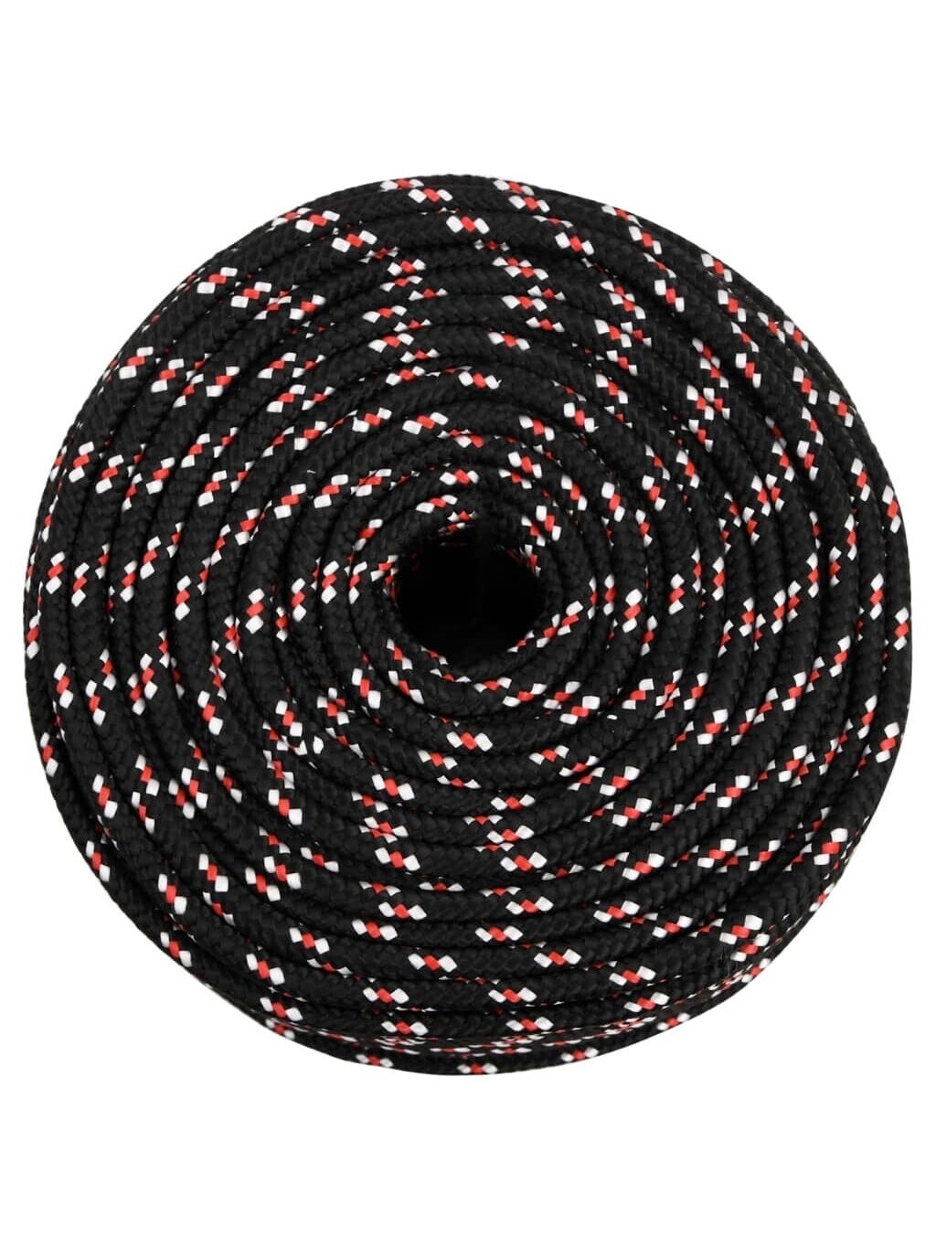 Boat rope, black, 6 mm, 25 m, polypropylene 2