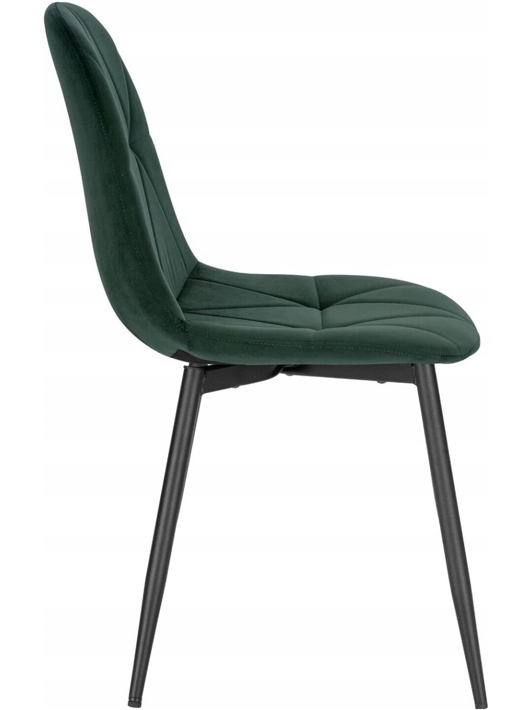 Dining chair set, 4 pcs., velvet upholstery, metal legs. 5 Dining chair set, 4 pcs., velvet upholstery, metal legs. 5