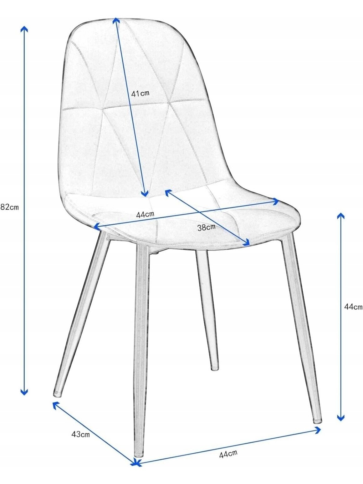 Dining chair set, 4 pcs., velvet upholstery, metal legs. 2 Dining chair set, 4 pcs., velvet upholstery, metal legs. 2