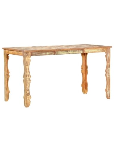 Valgomojo stalas, 140x70x76cm, perdirbtos medienos masyvas