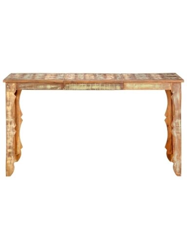Valgomojo stalas, 140x70x76cm, perdirbtos medienos masyvas