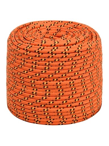 Paadiköis, oranž, 6 mm, 25 m, polüpropüleen
