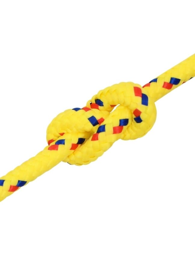 Boat rope, yellow, 6 mm, 25 m, polypropylene 4