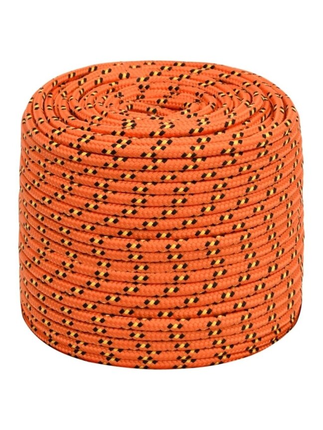 Laivas virve, oranža, 6 mm, 25 m, polipropilēns 1