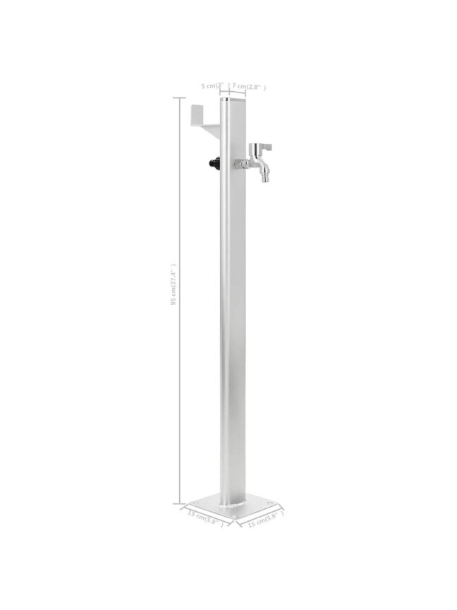 Garden water column, 95 cm, aluminum 7 Garden water column, 95 cm, aluminum 7