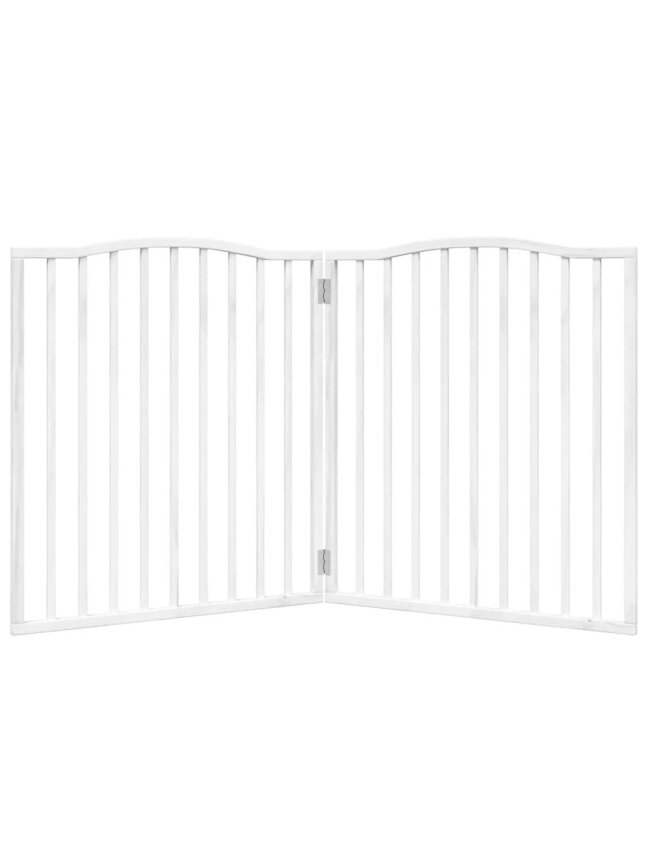 Dog gate, 2 panels, white, 160 cm, poplar wood 3 Dog gate, 2 panels, white, 160 cm, poplar wood 3