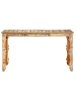 Dining table, 140 × 70 × 76 cm, solid reclaimed wood