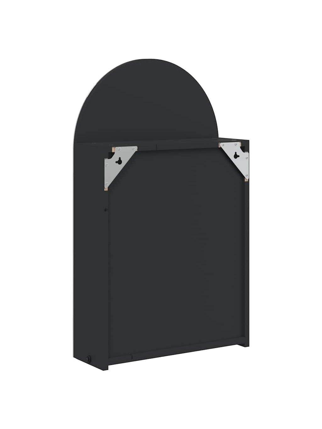 Bathroom Mirror Cabinet with LED, Black, 42 × 13 × 70 cm 6