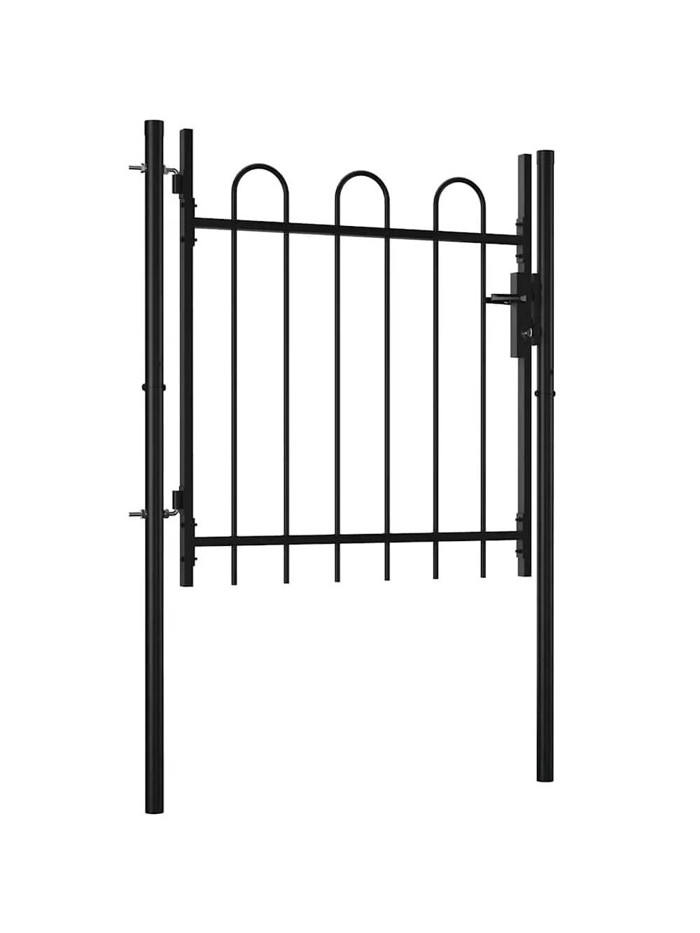 Single gate with rounded top, 100 × 75 cm 2