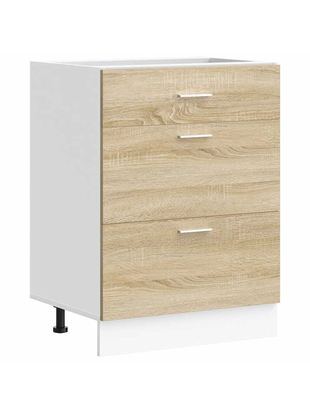 Kitchen Cabinet, “Lyon”, Sonoma Oak, Processed Wood 1 Kitchen Cabinet, “Lyon”, Sonoma Oak, Processed Wood 1