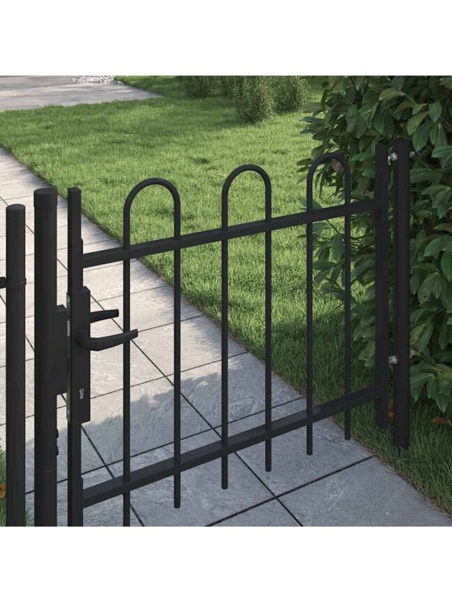 Single gate with rounded top, 100 × 75 cm 1