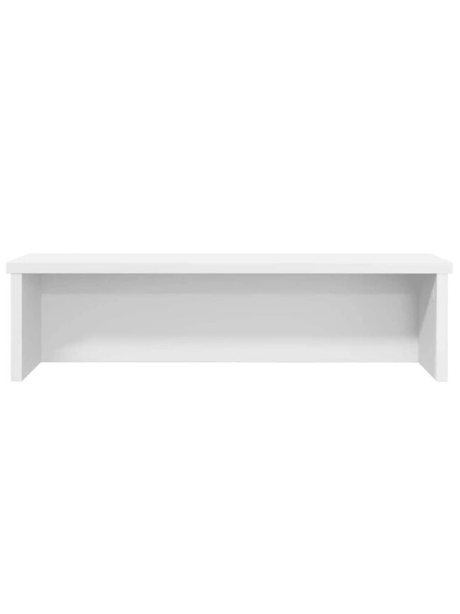 Kitchen Stackable Shelves, 2 pcs, White, 60x15x16 cm 2